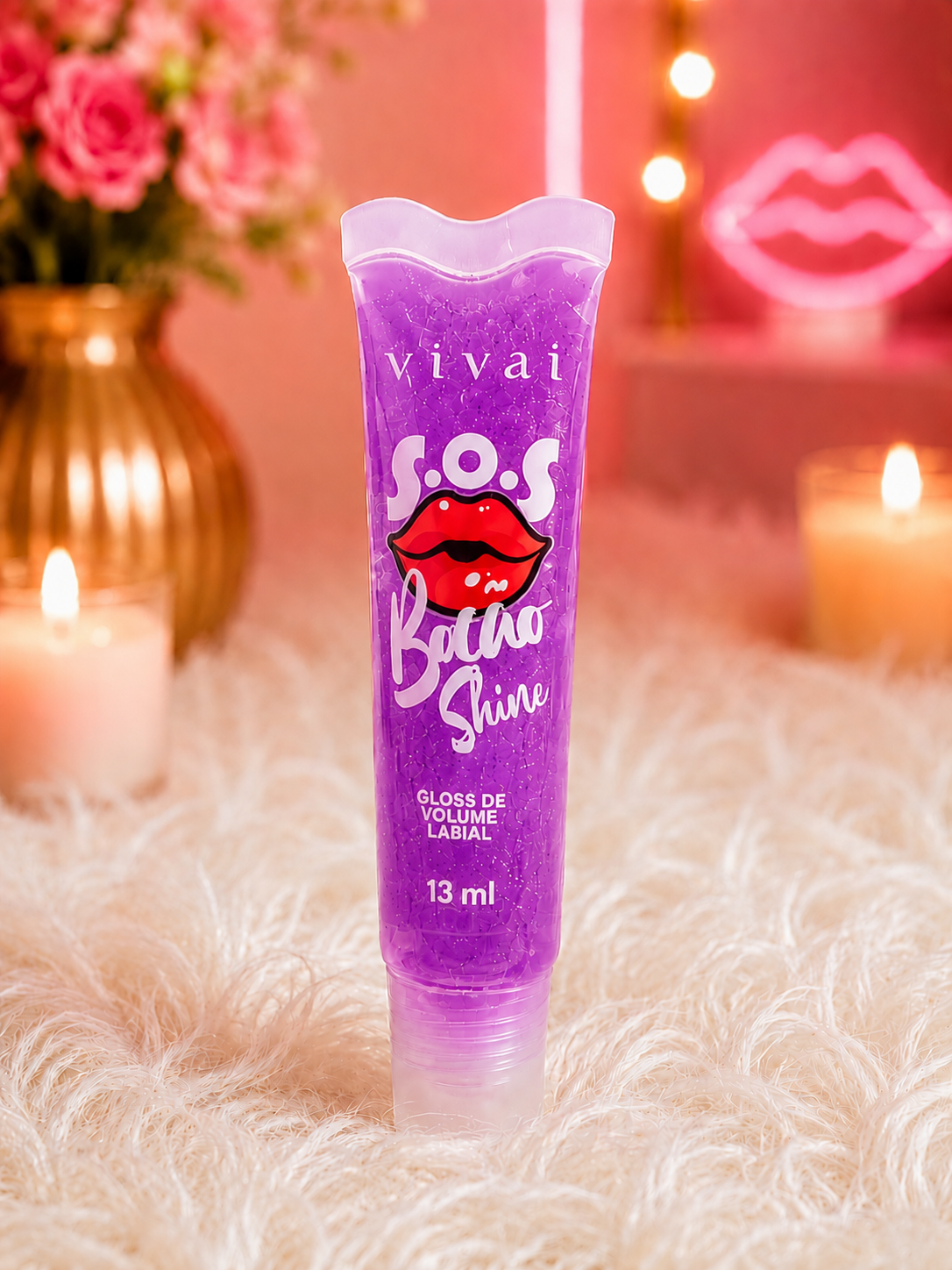 ✨ Gloss Labial SOS Shine Vivai – Efeito Volume - Imagem 8