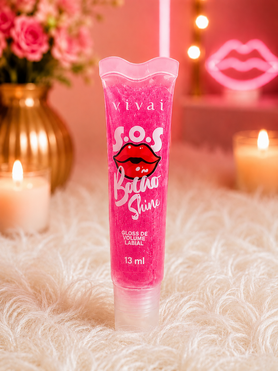 ✨ Gloss Labial SOS Shine Vivai – Efeito Volume - Imagem 7