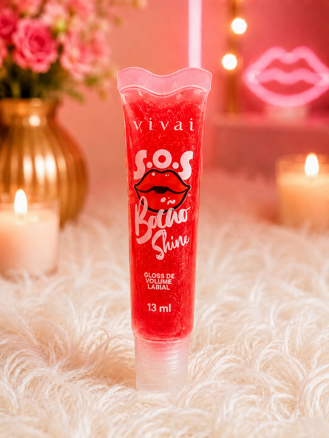 ✨ Gloss Labial SOS Shine Vivai – Efeito Volume - Imagem 5