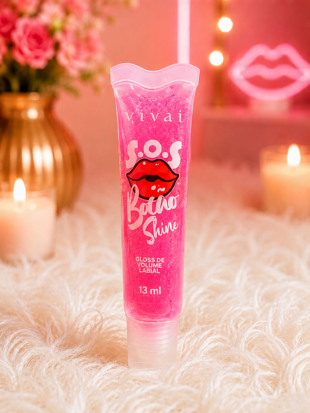 ✨ Gloss Labial SOS Shine Vivai – Efeito Volume - Imagem 6