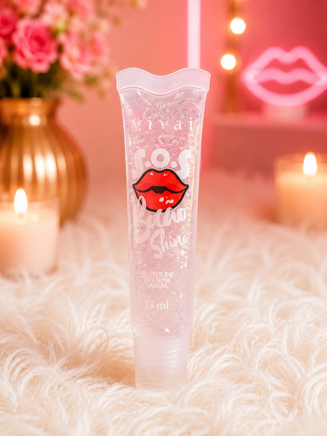 ✨ Gloss Labial SOS Shine Vivai – Efeito Volume - Imagem 3